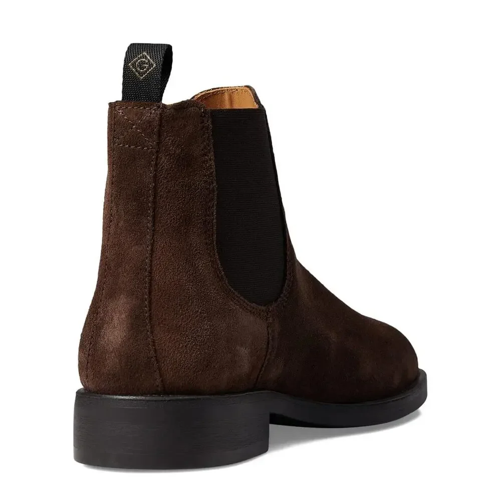 GANT Brockwill Dark Brown Boots EU 43 (US Men's 9.5-10) Classic Pull-On Style - Picture 3 of 8